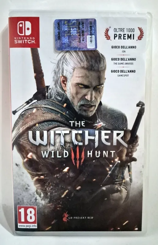 The Witcher III (3) Wild Hunt - Nintendo Switch RPG Copertina Italiana