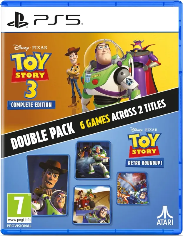 Toy Story Retro Roundup + Toy Story 3 Complete Edition PS5 Playstation 5 EU Con Italiano