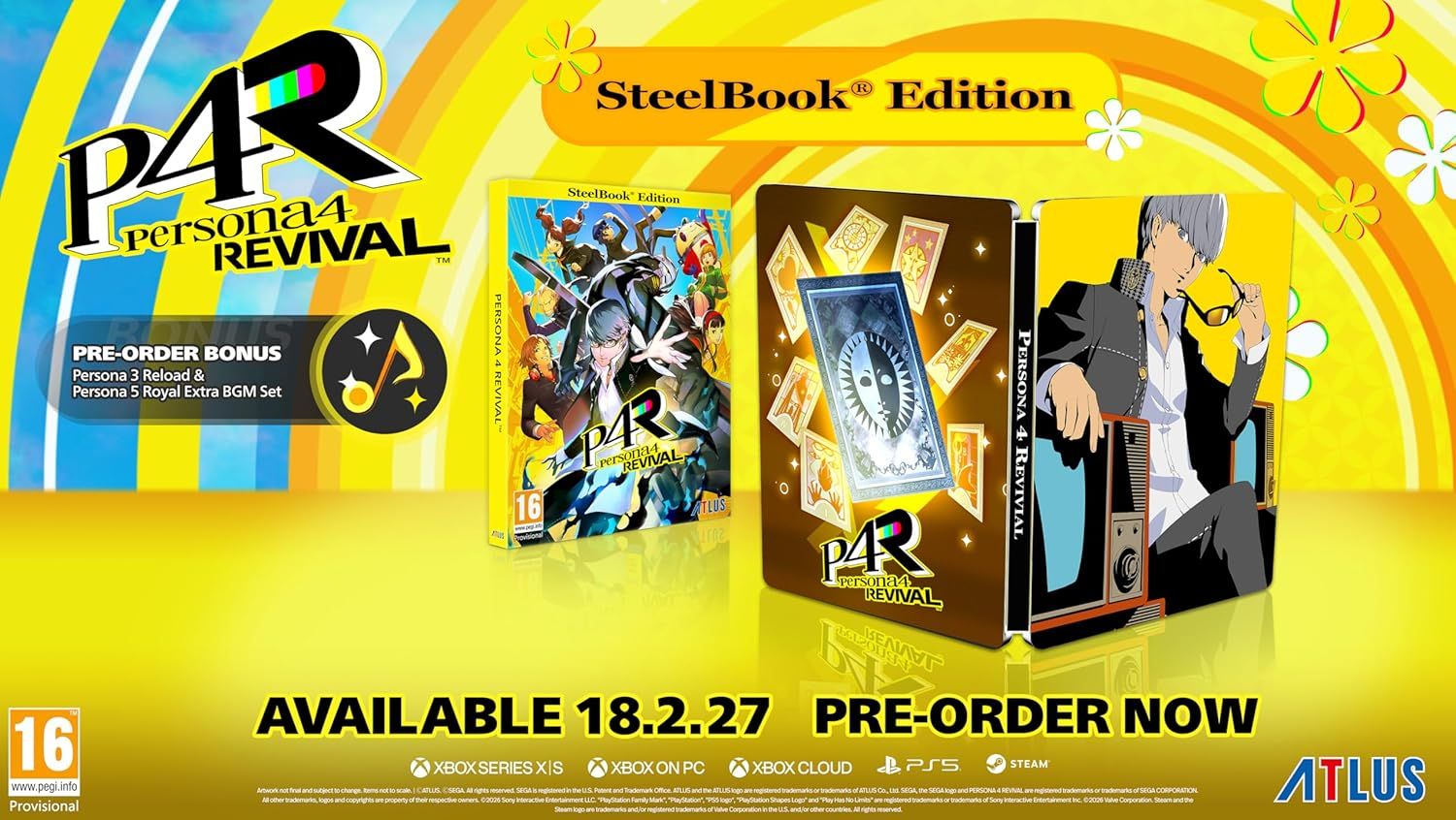 Persona 4 Revival Steelbook Edition - PS5 Playstation 5 JRPG EU Con Italiano