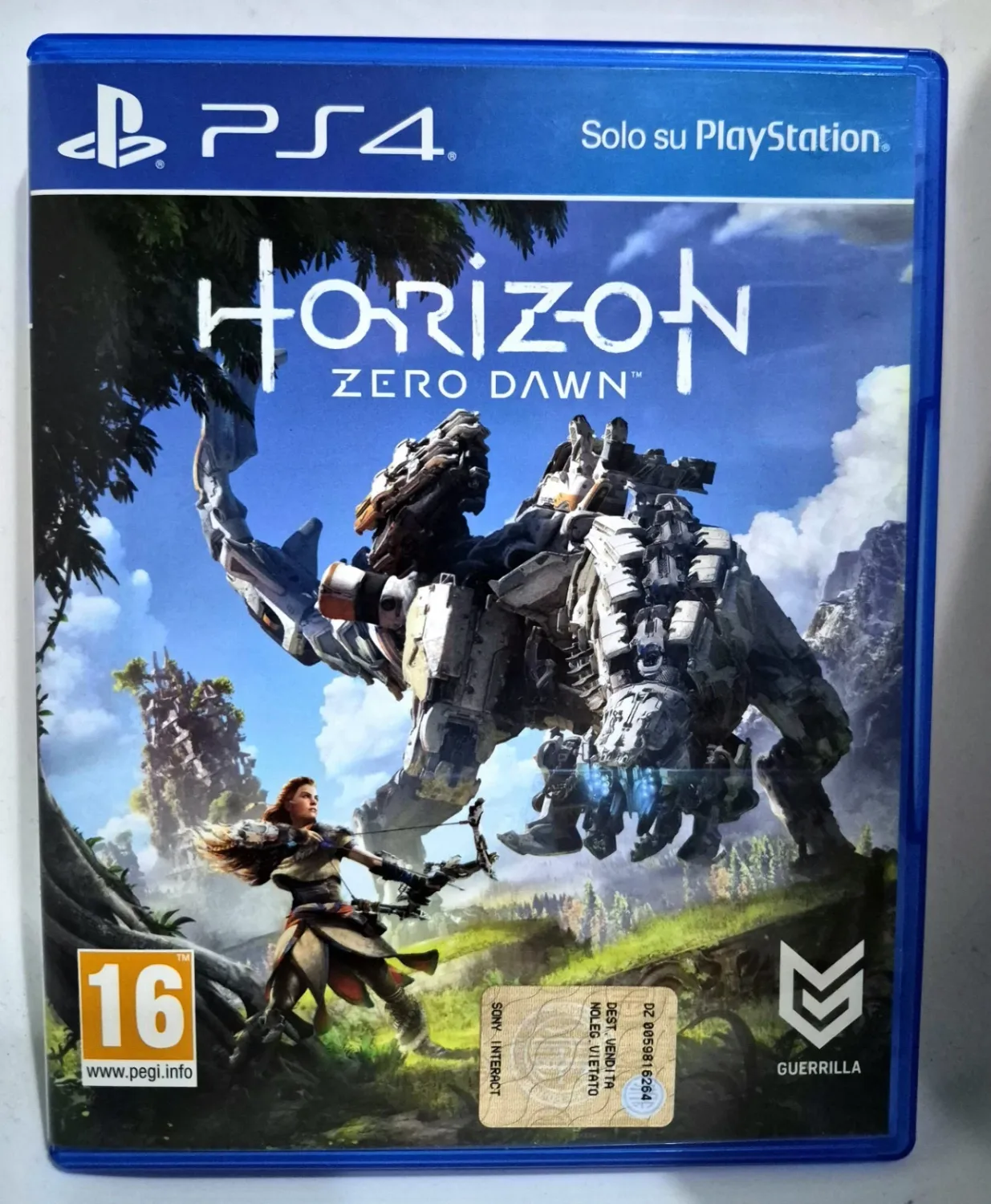 Horizon Zero Dawn - PS4 Playstation 4 Esclusiva Sony Prima Stampa Italiana