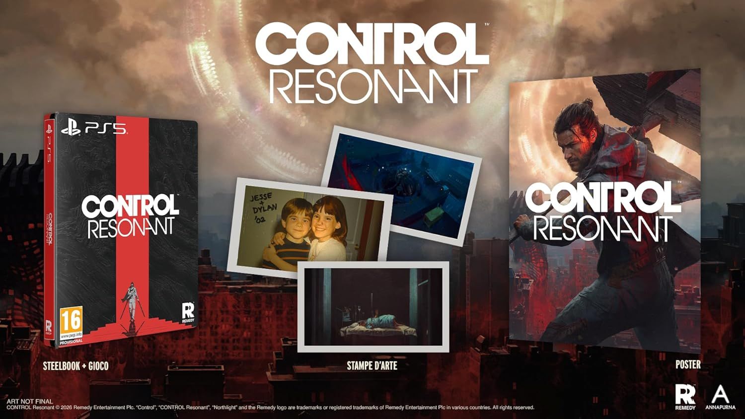Control Resonant SteelBook Edition - PS5 Playstation 5 Action EU Con Italiano In Game