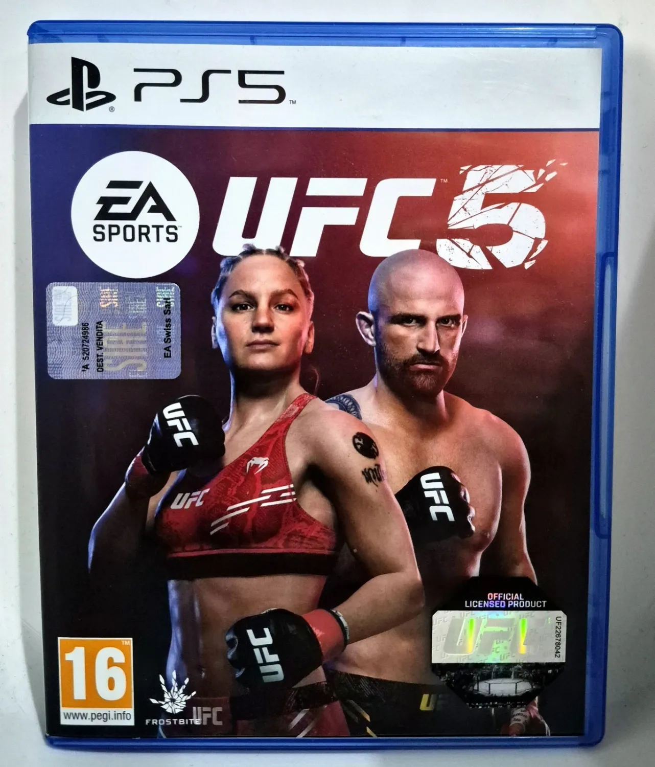 Ea Sports UFC 5 PS5 Playstation 5 Picchiaduro MMA Boxe Lotta Edizione Italiana Ottimo
