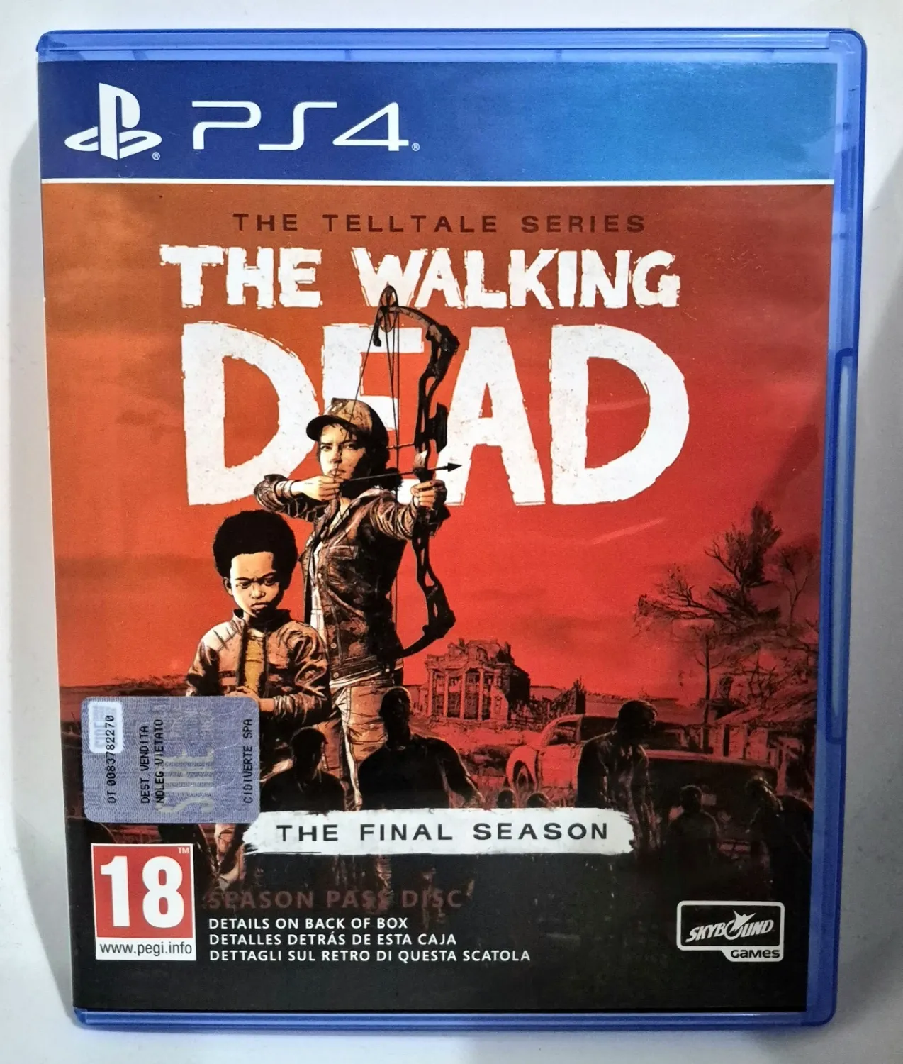 The Walking Dead The Final Season A Telltale Series PS4 Cover E Gioco Con Italiano