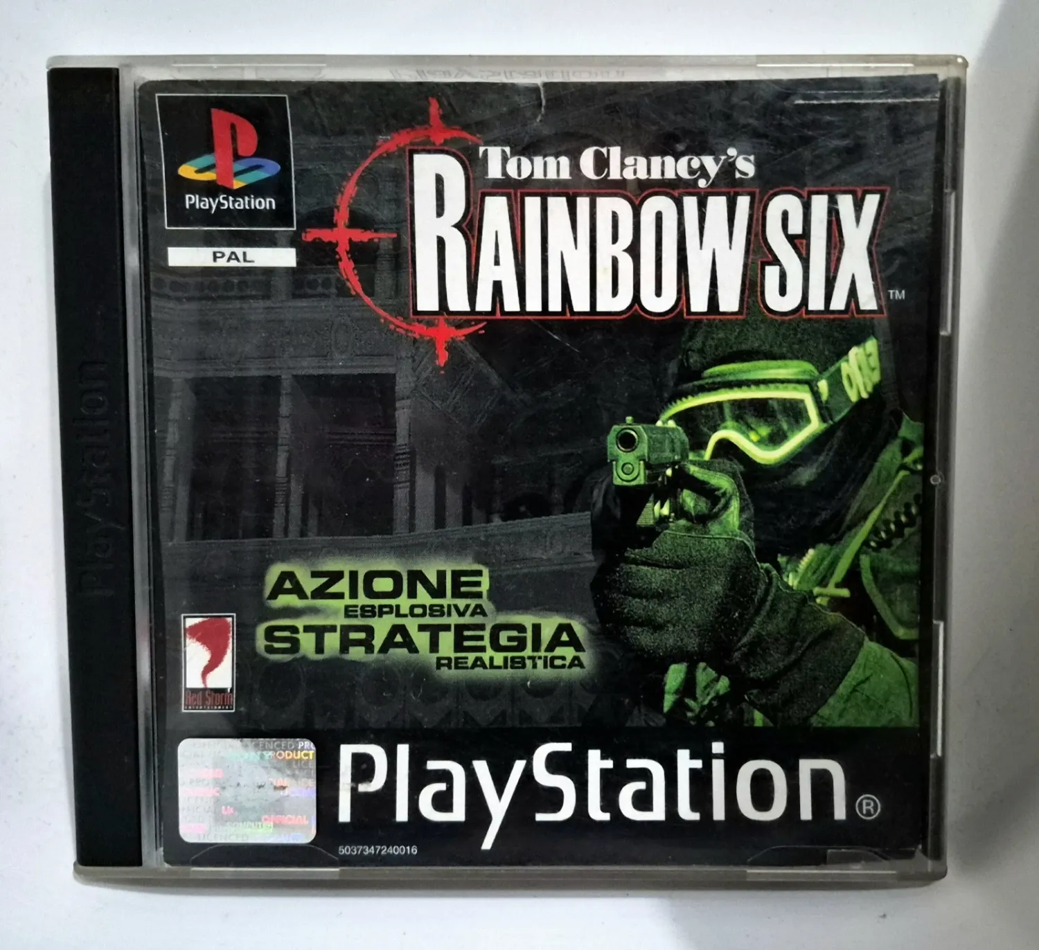 Tom Clancy's Rainbow Six PS1 Playstation 1 Sparatutto Edizione Italiana