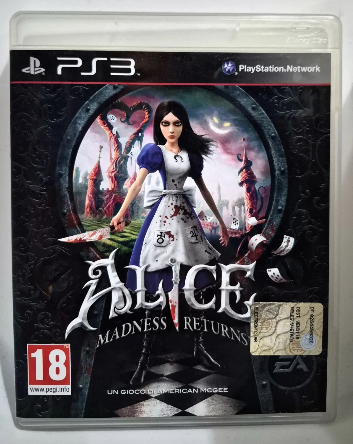 Alice Madness Returns PS3 Playstation 3 Edizione Italiana Usato Ottimo