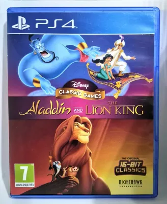 Disney Classic Games: Aladdin and The Lion King PS4 PlayStation 4 EU con Italiano
