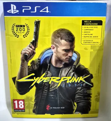 Cyberpunk 2077 Day One Edition PS4 PlayStation 4 Edizione Italiana Usato Ottimo