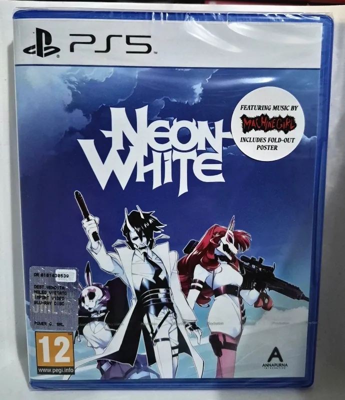 Neon White PS5 PlayStation 5 Action FPS Platform Speedrun EU con Italiano
