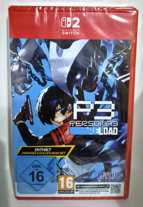 Persona 3 Reload Nintendo Switch 2 JRPG EU con Italiano Game-Key Card
