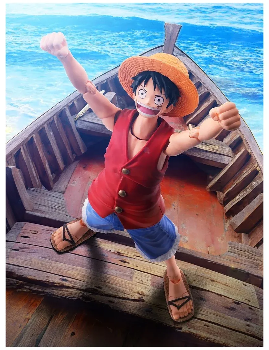 S.H. Figuarts One Piece Action Figure Monkey D. Luffy Romance Dawn 15 cm
