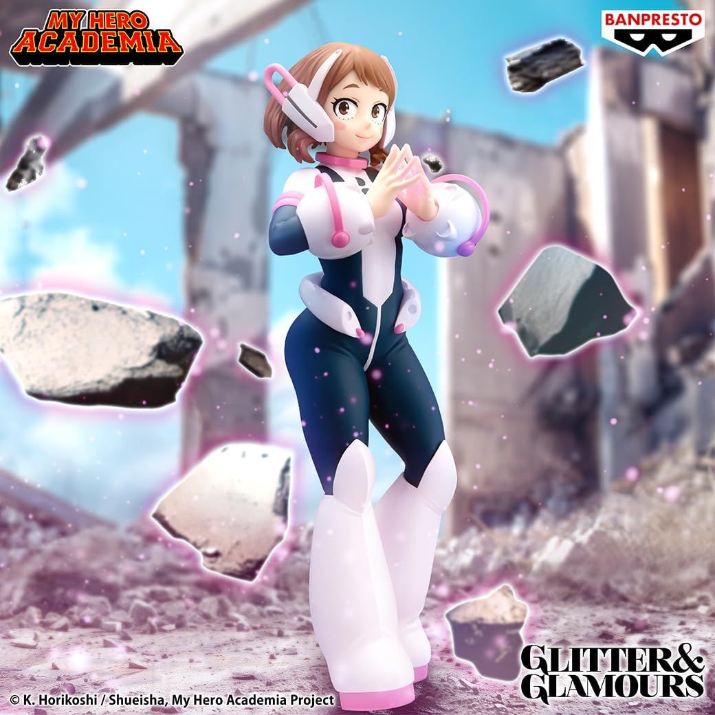 My Hero Academia Ochaco Uraraka Figure Banpresto Glitter &amp; Glamours 23 cm