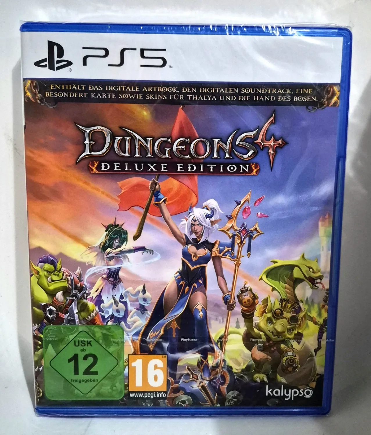 Dungeons 4 Deluxe Edition PS5 Playstation 5 Strategia RTS EU Con Italiano