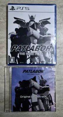 Patlabor The Case Files PS5 Azione 3D Mecha Con CD Soundtrack JAP Gioco ENG