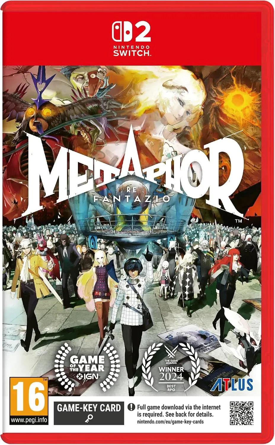 Metaphor Refantazio Nintendo Switch2 JRPG G-KEY EU Con Italiano