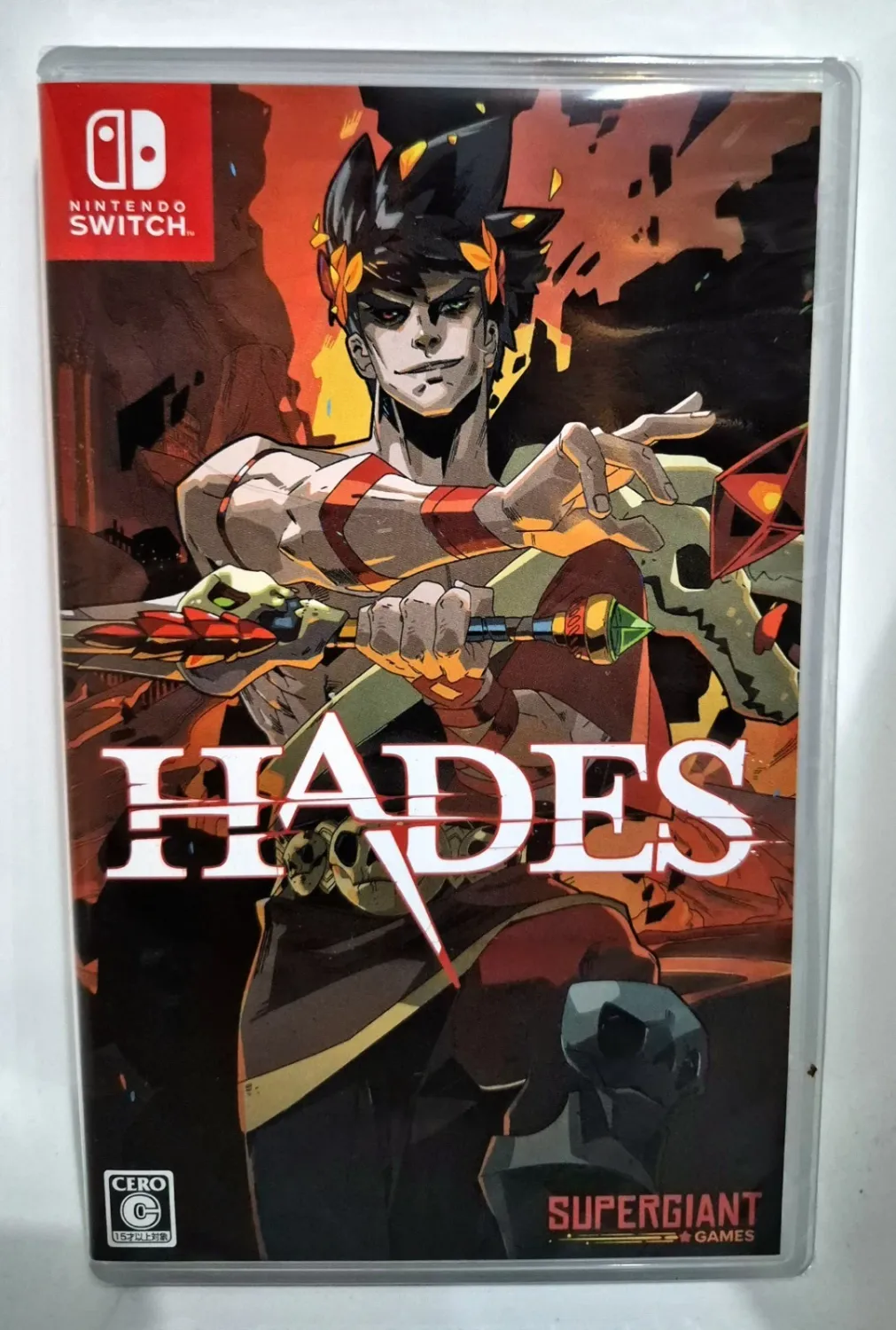 Hades Nintendo Switch Action Roguelike Edizione Fisica JAP Multilingua Con Italiano