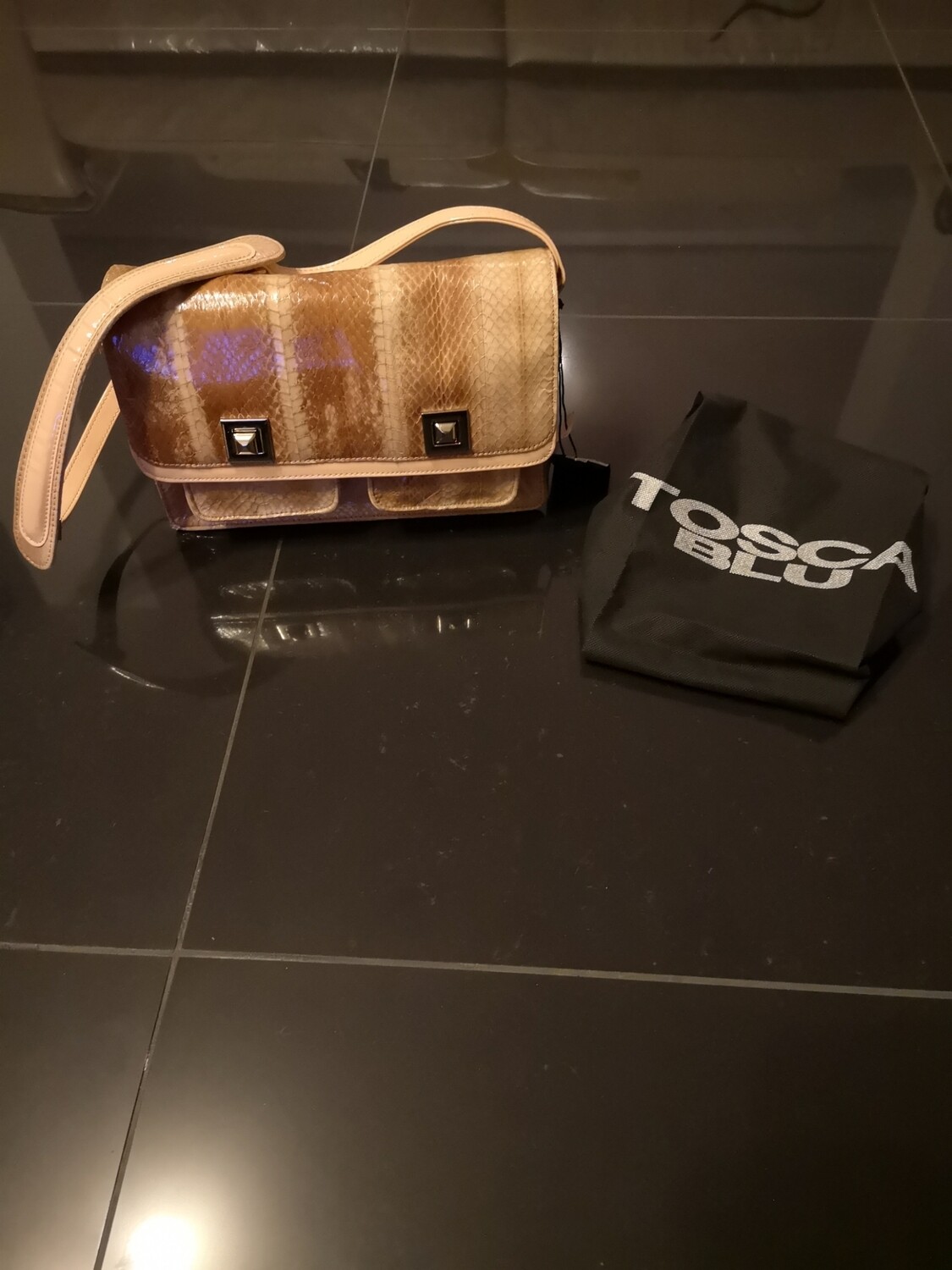 sac en serpent veritable