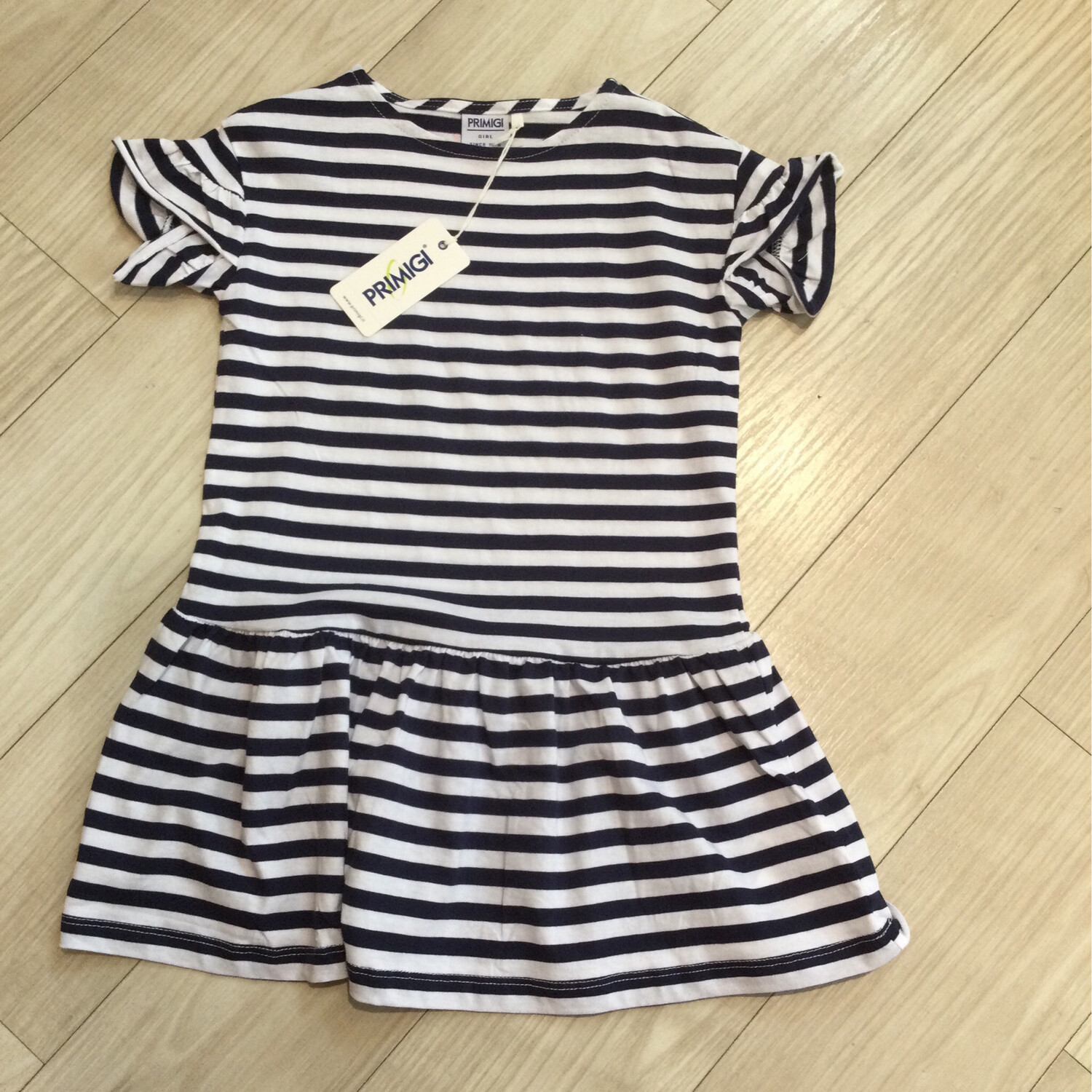 robe lignee&#39; 100% coton jersey primigi