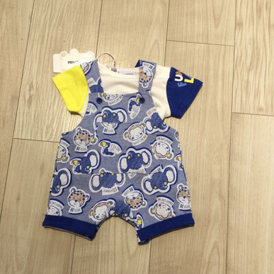 Ensemble salopette + body  garçons primigi