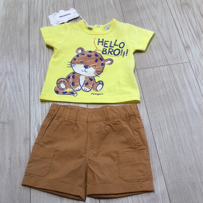 ensemble garçons t- shirt+bermuda primigi