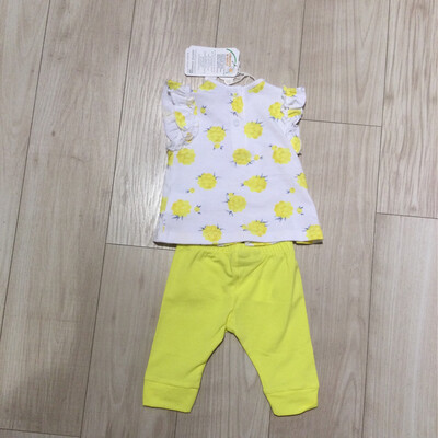ensemble fille t-shirt m/m + leggings primigi