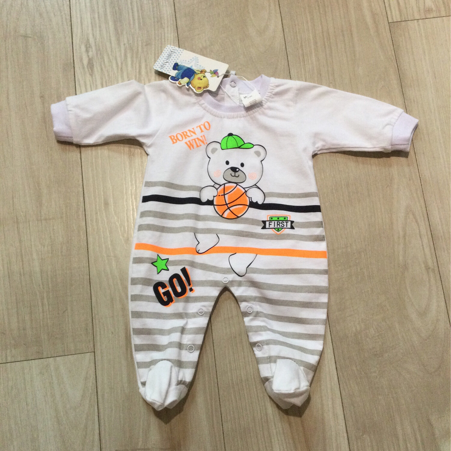 grenouillère bébé garçon mono star