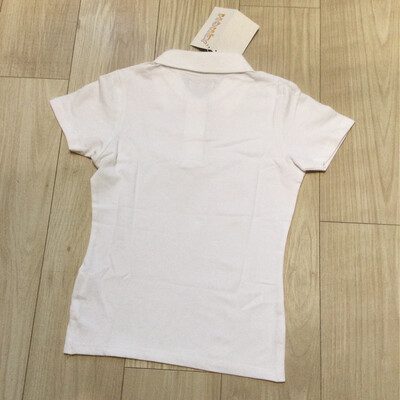 polo blanc fille honey
