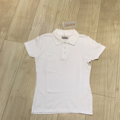 polo blanc fille honey