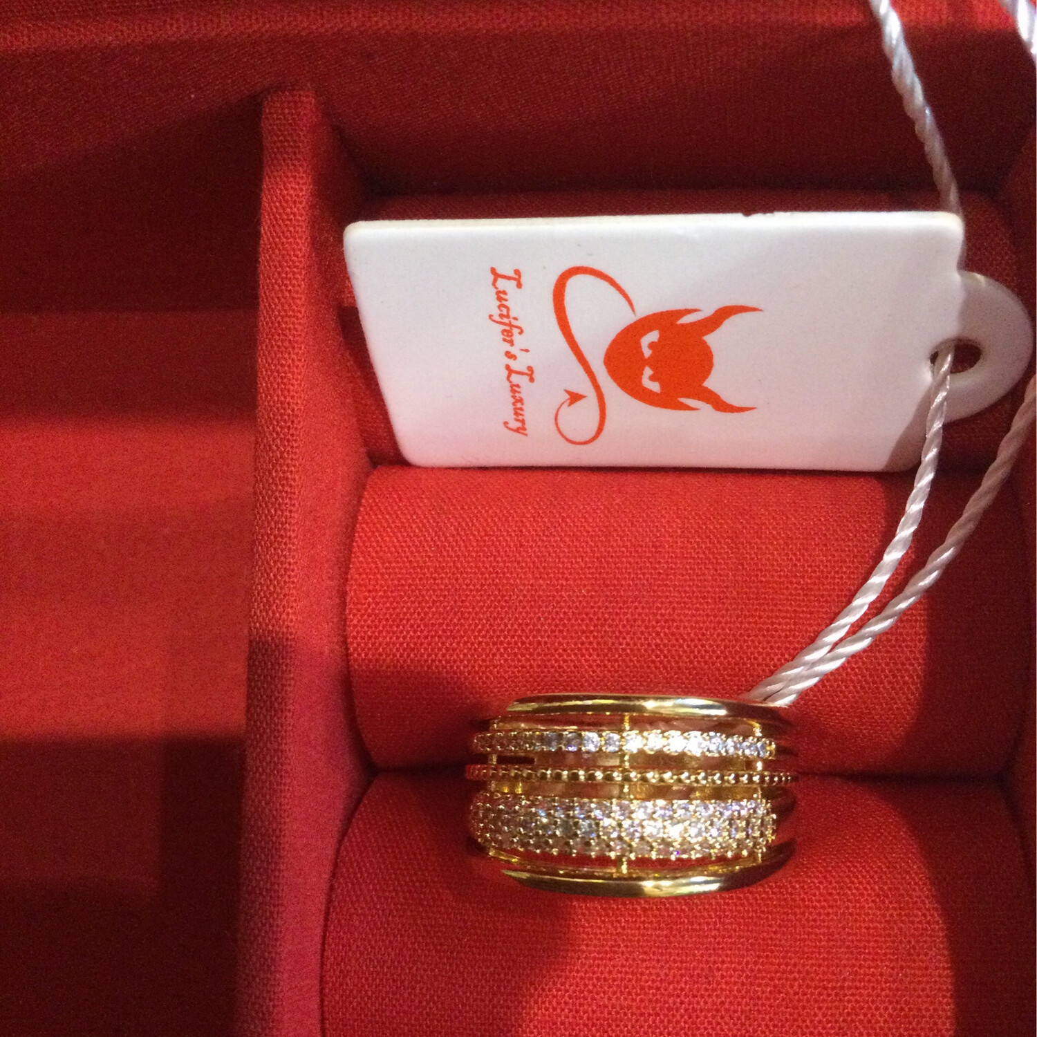 bague milano gold lucifer`s luxury