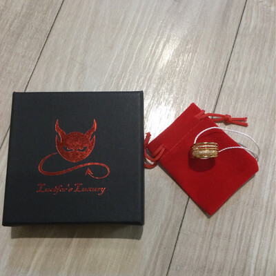bague milano gold lucifer`s luxury