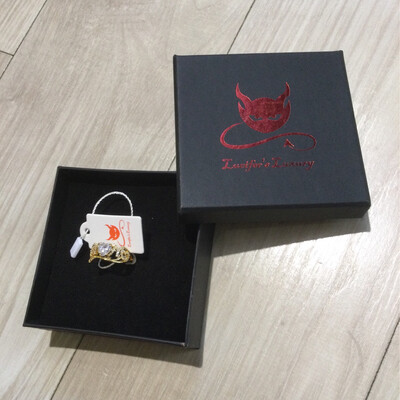 bague crown gold fille lucifer`s luxury