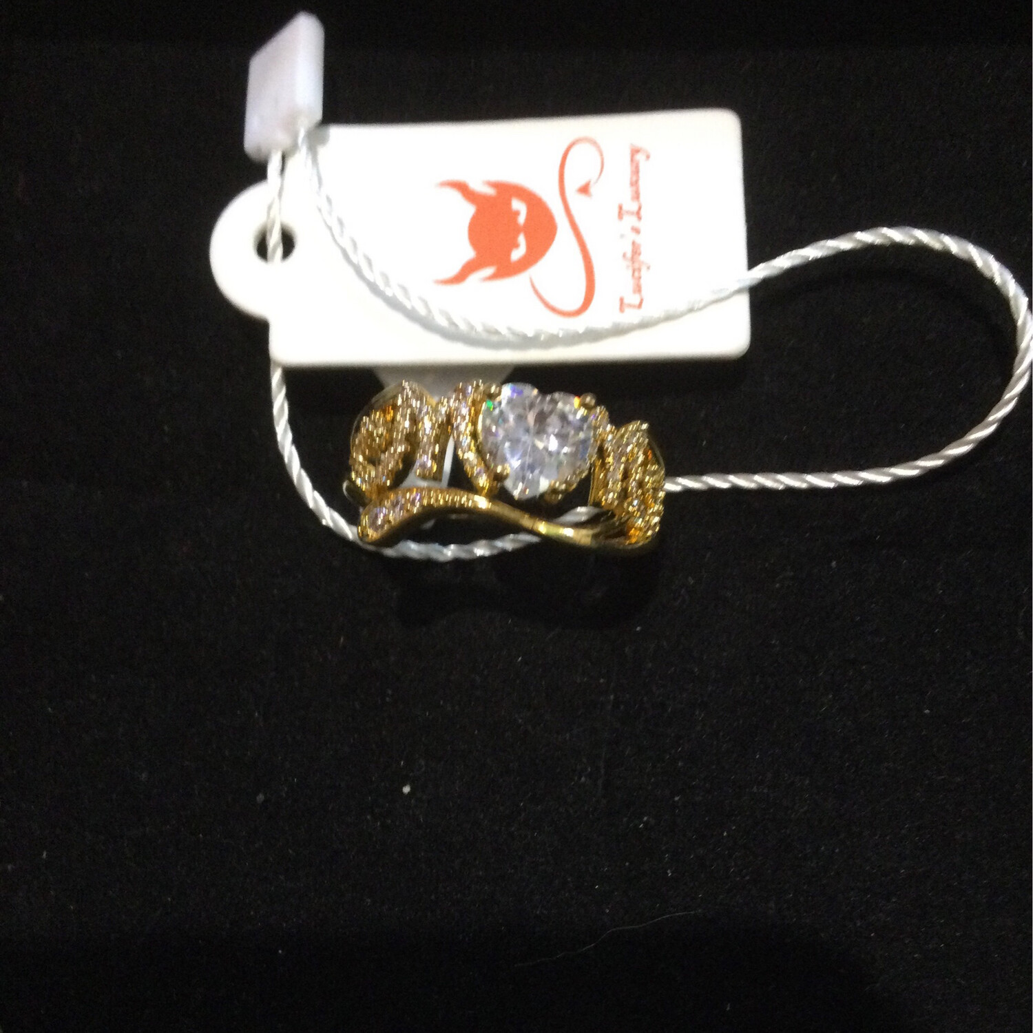 bague crown gold fille lucifer`s luxury
