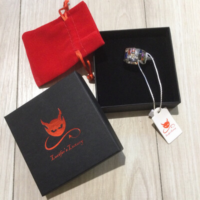 bague borasi silver unisexe lucifer`s luxury