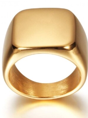 bague man gold lucifer`s luxury