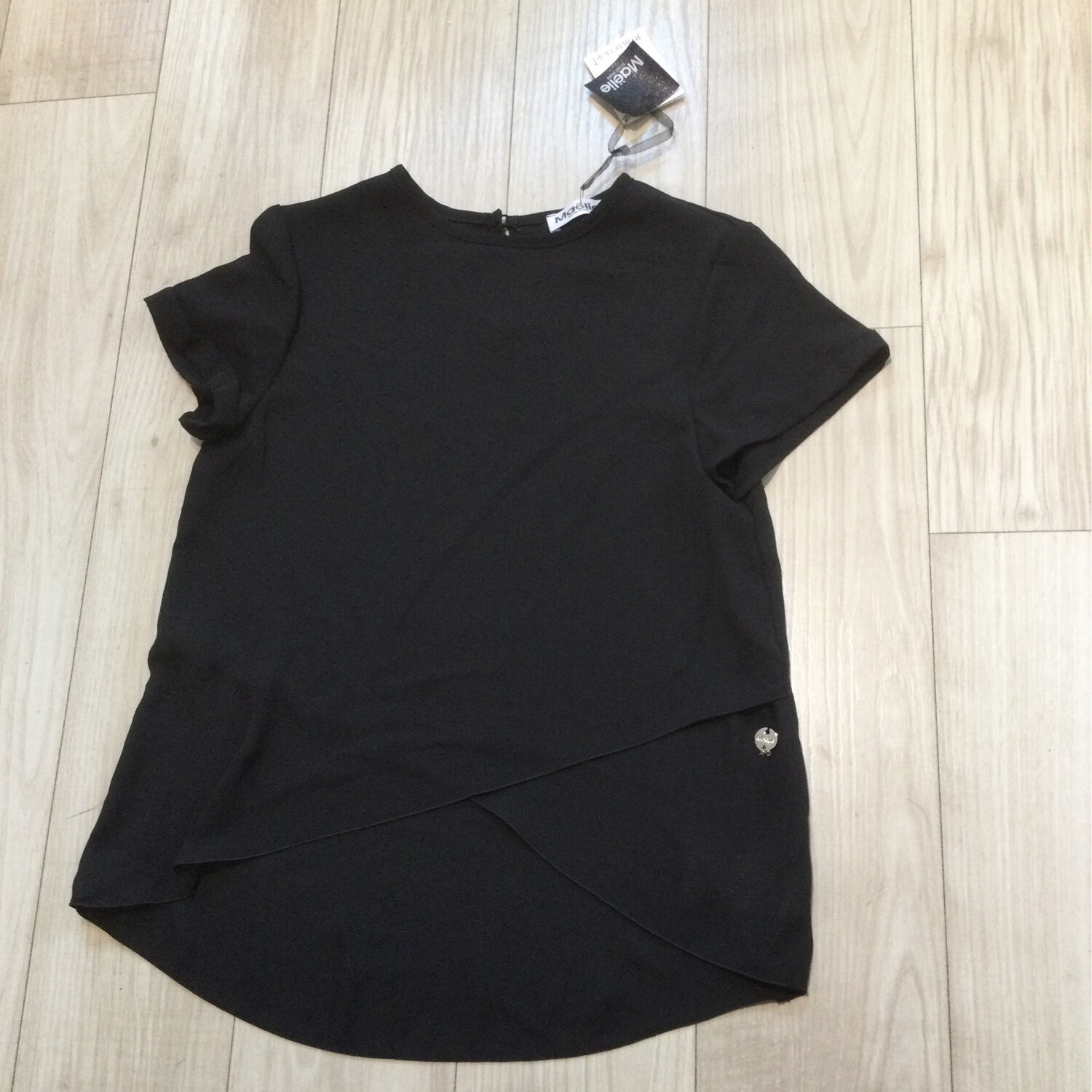 blouse m/m fille noir maelie rubacuori