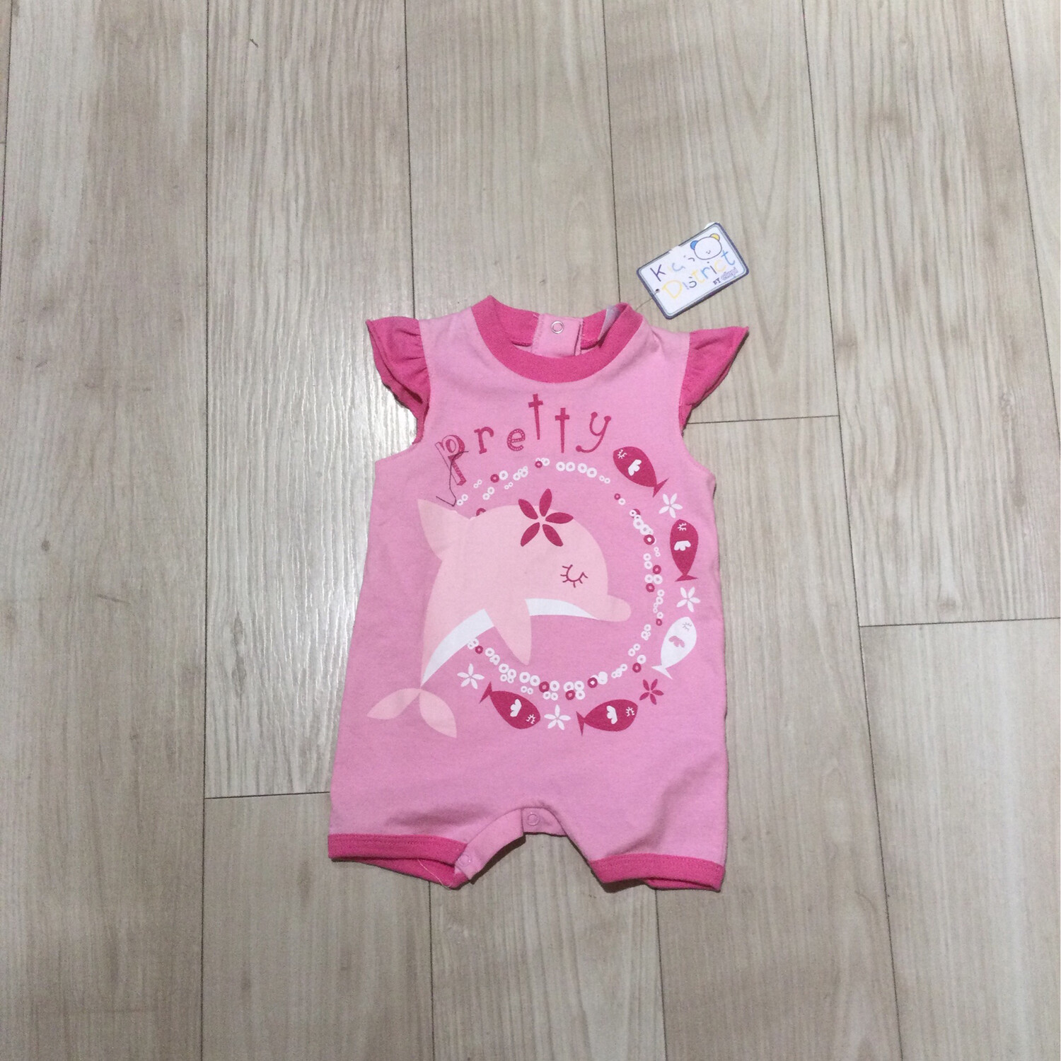 barboteuse short bébé fille kids district Ellepi 