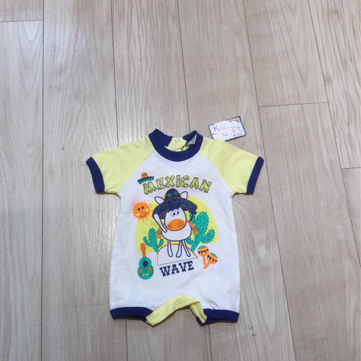 barboteuse short bébé garçon kids district ellepi