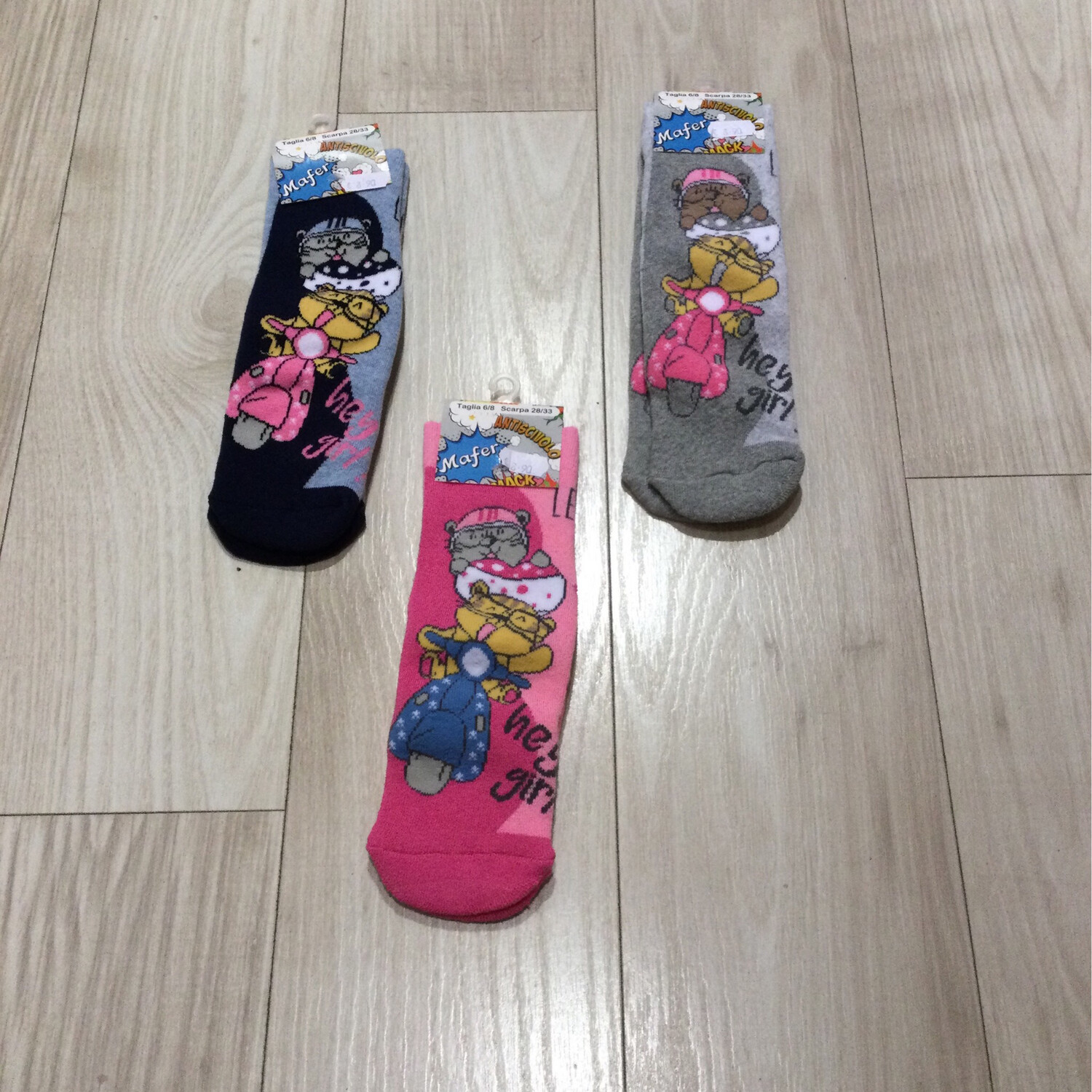 Chaussettes antidérapantes fille 