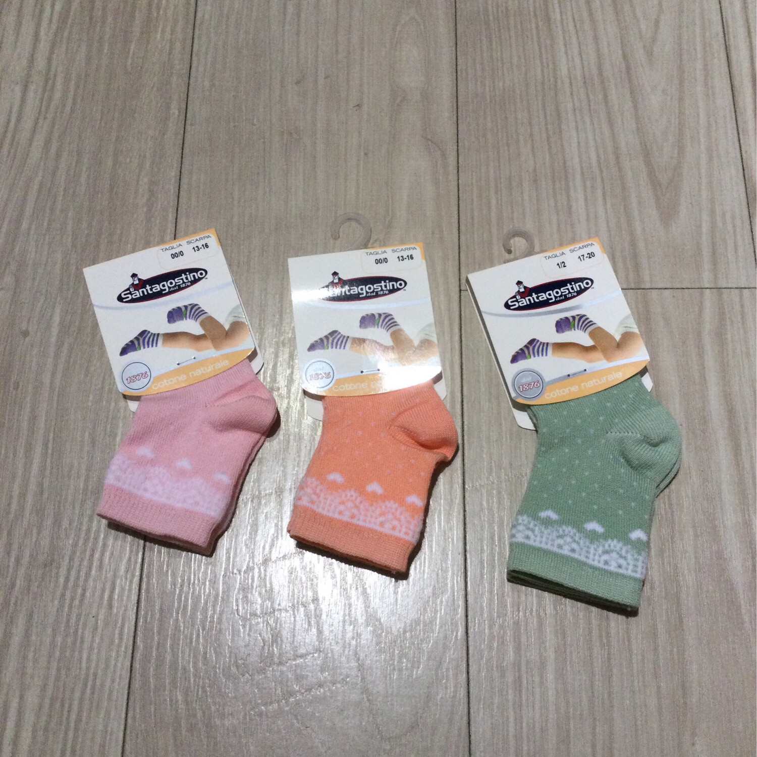 chaussettes bébé fille sant`agostino