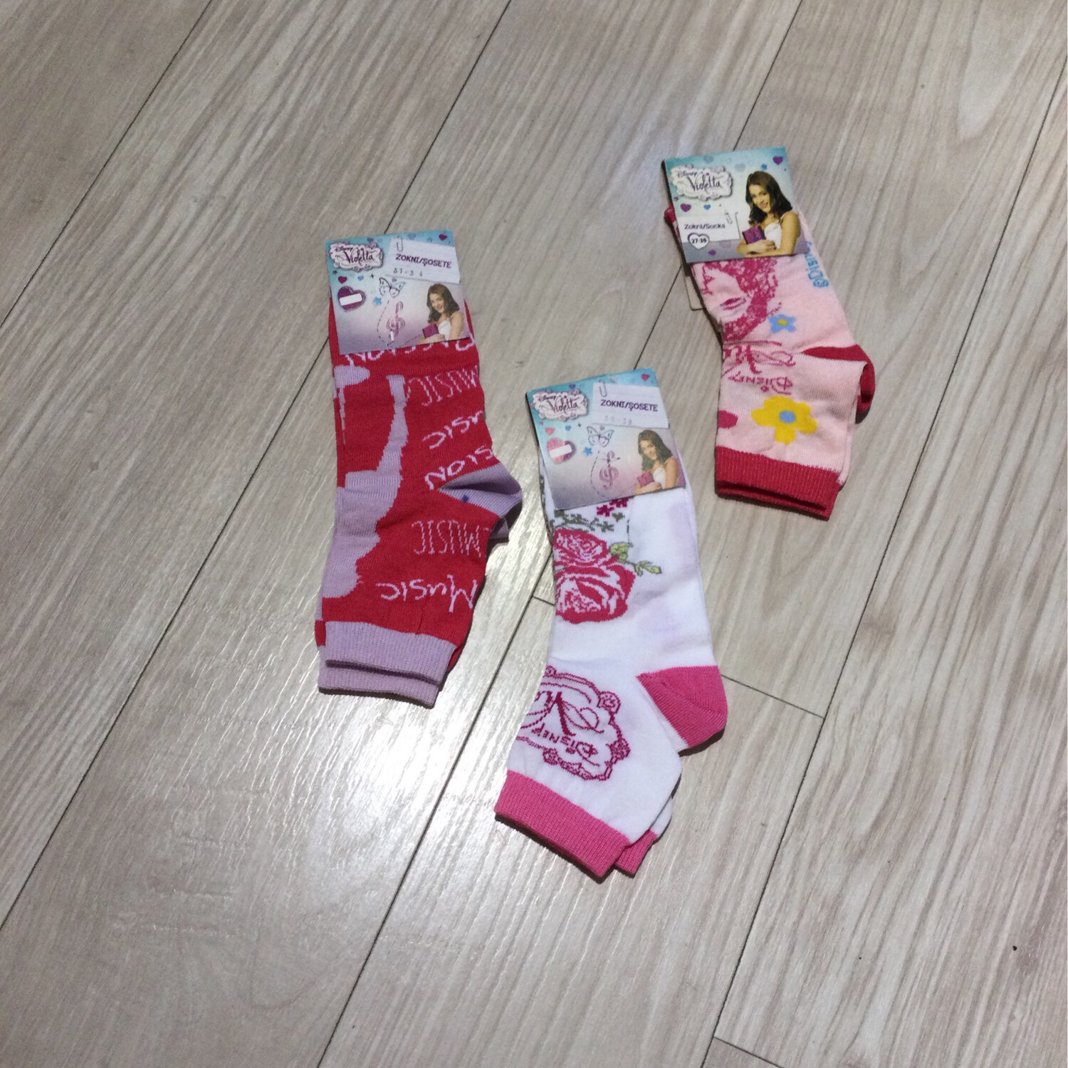 chaussettes fille disney violetta