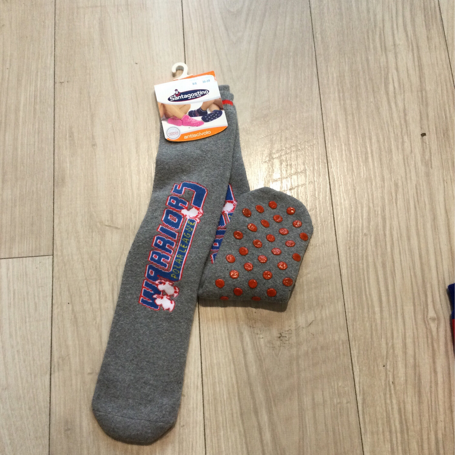 chaussettes antidérapantes sant’agostino, Couleur: Gris