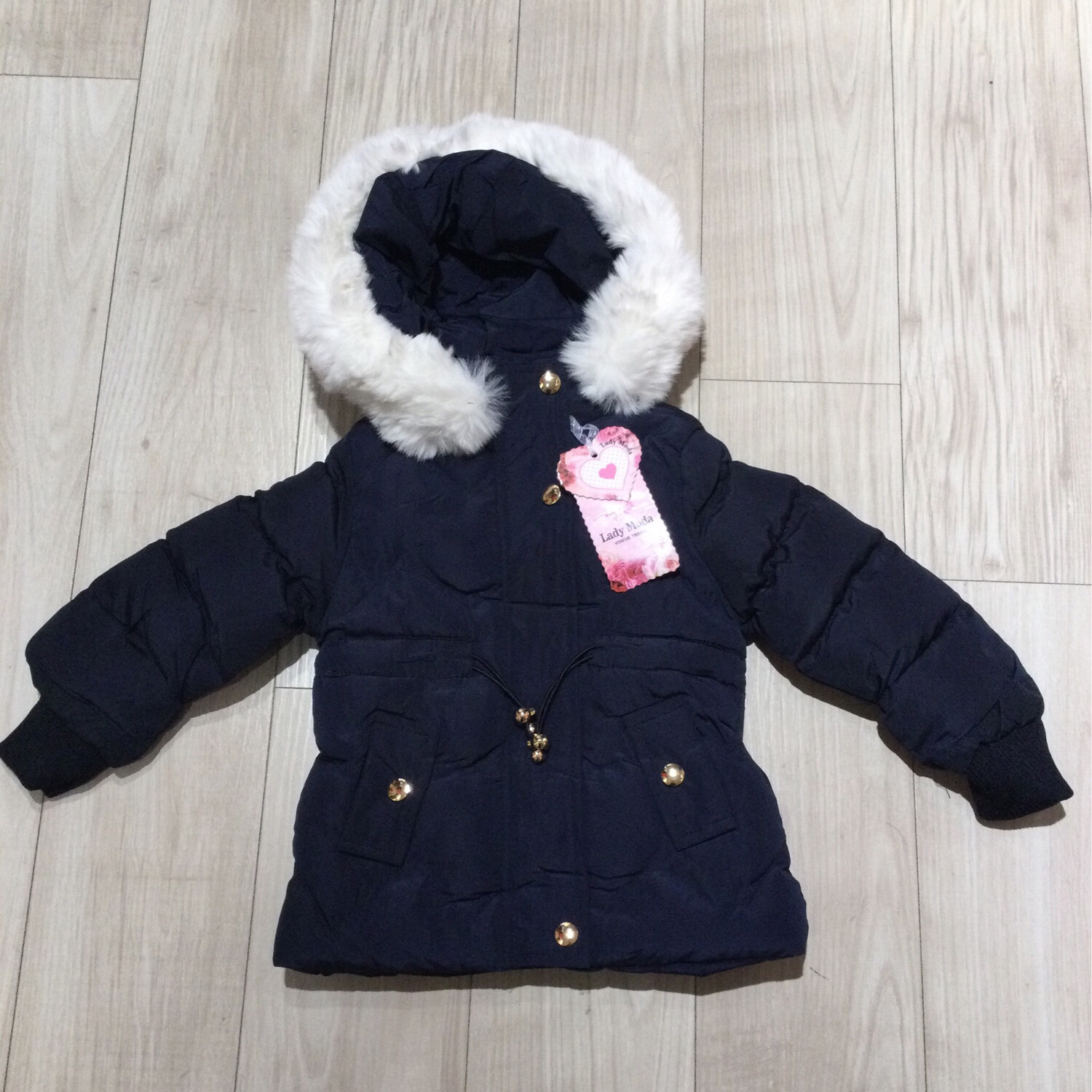 Veste doudoune fille Lady Moda, Taille: 1/2 ans
