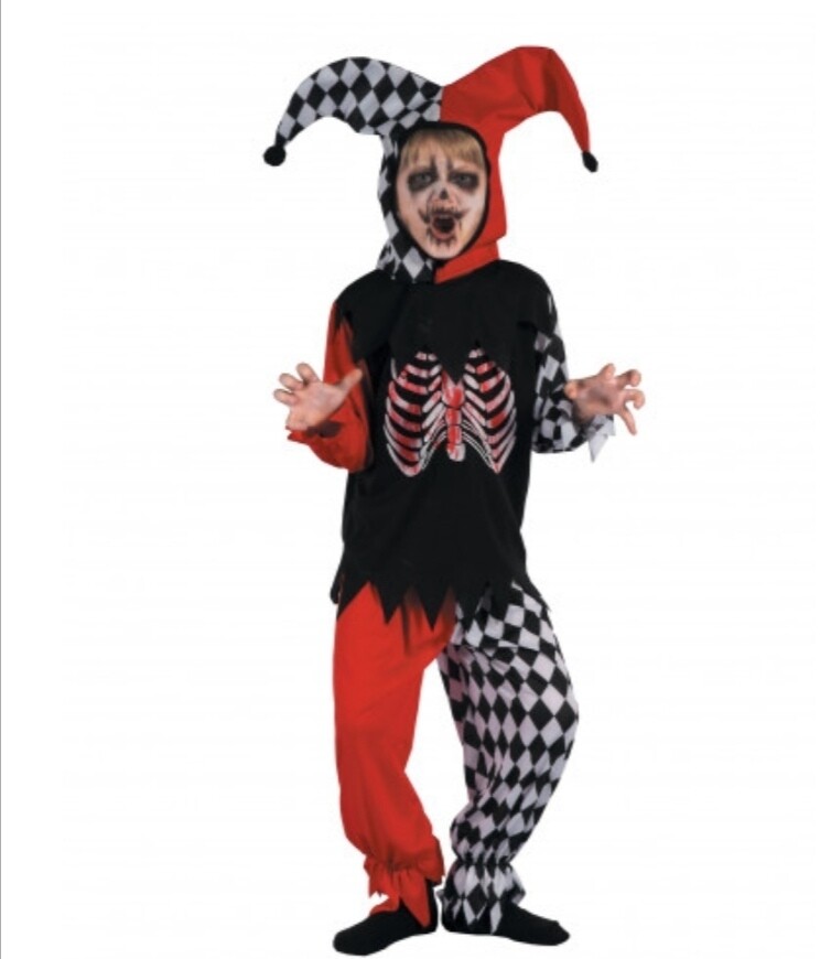Déguisement arlequin sanglant