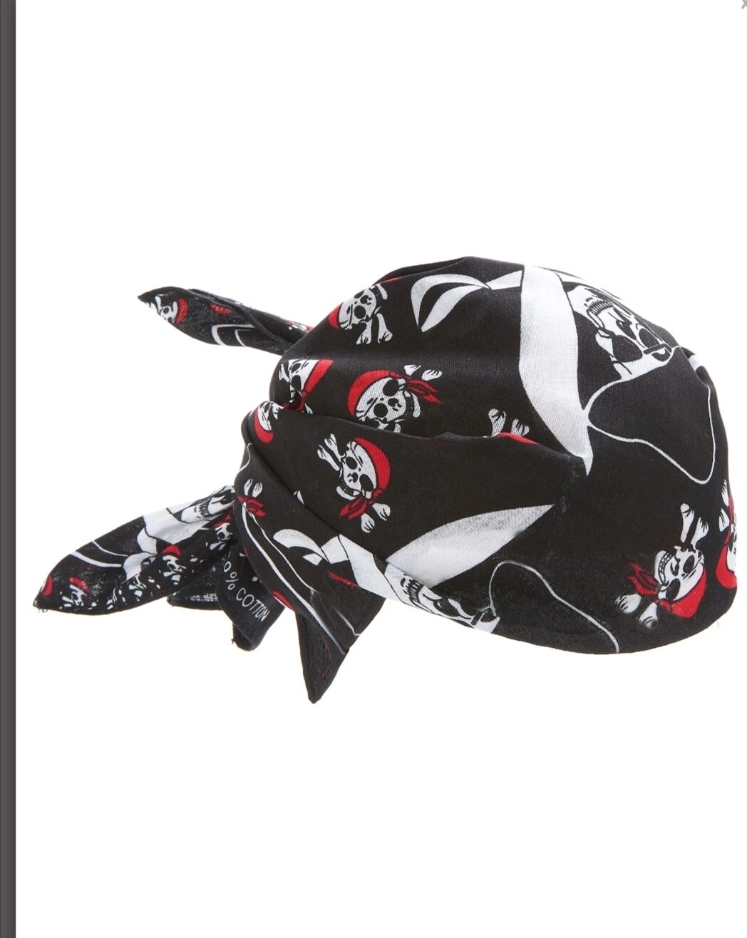 Halloween bandana squelette pirata Jadeo 