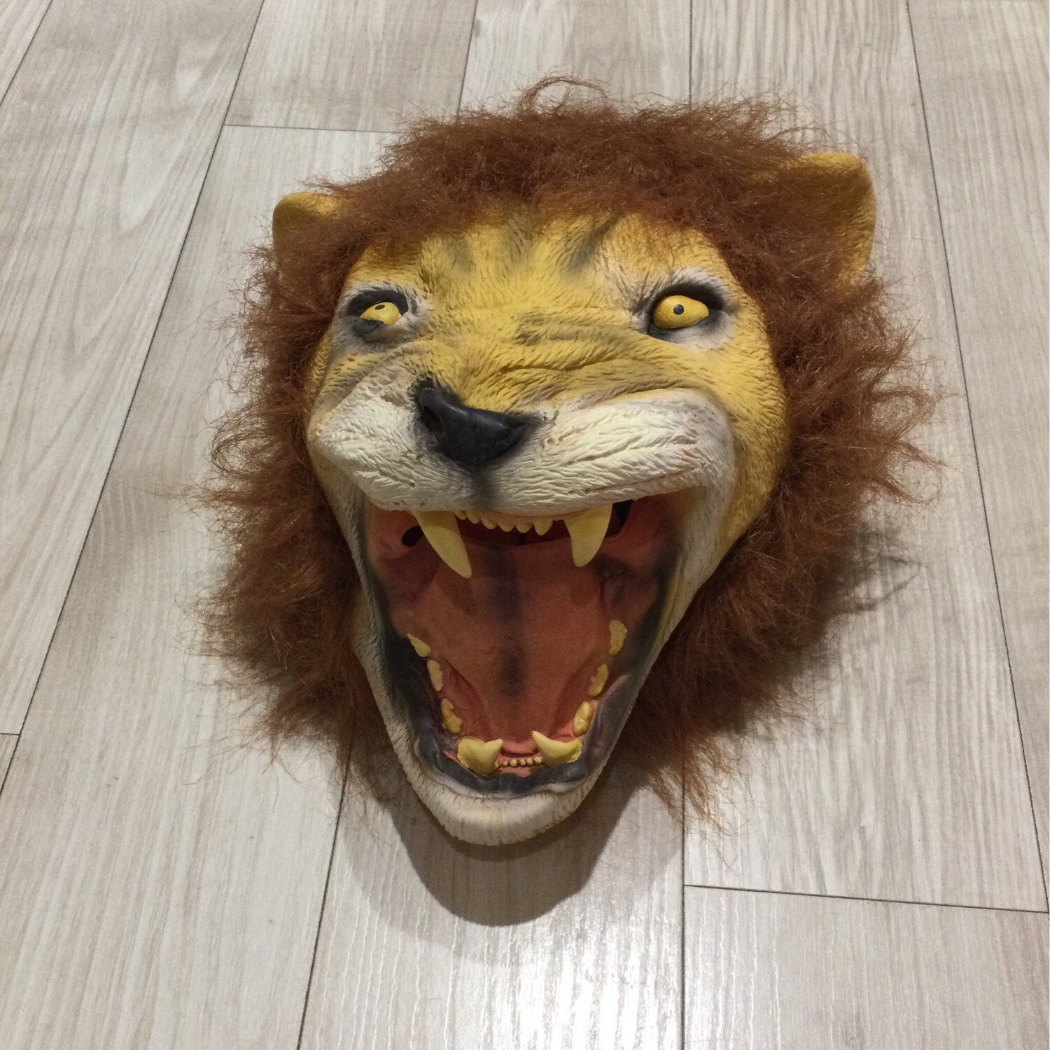 Masque latex lion adulte Carnaval 