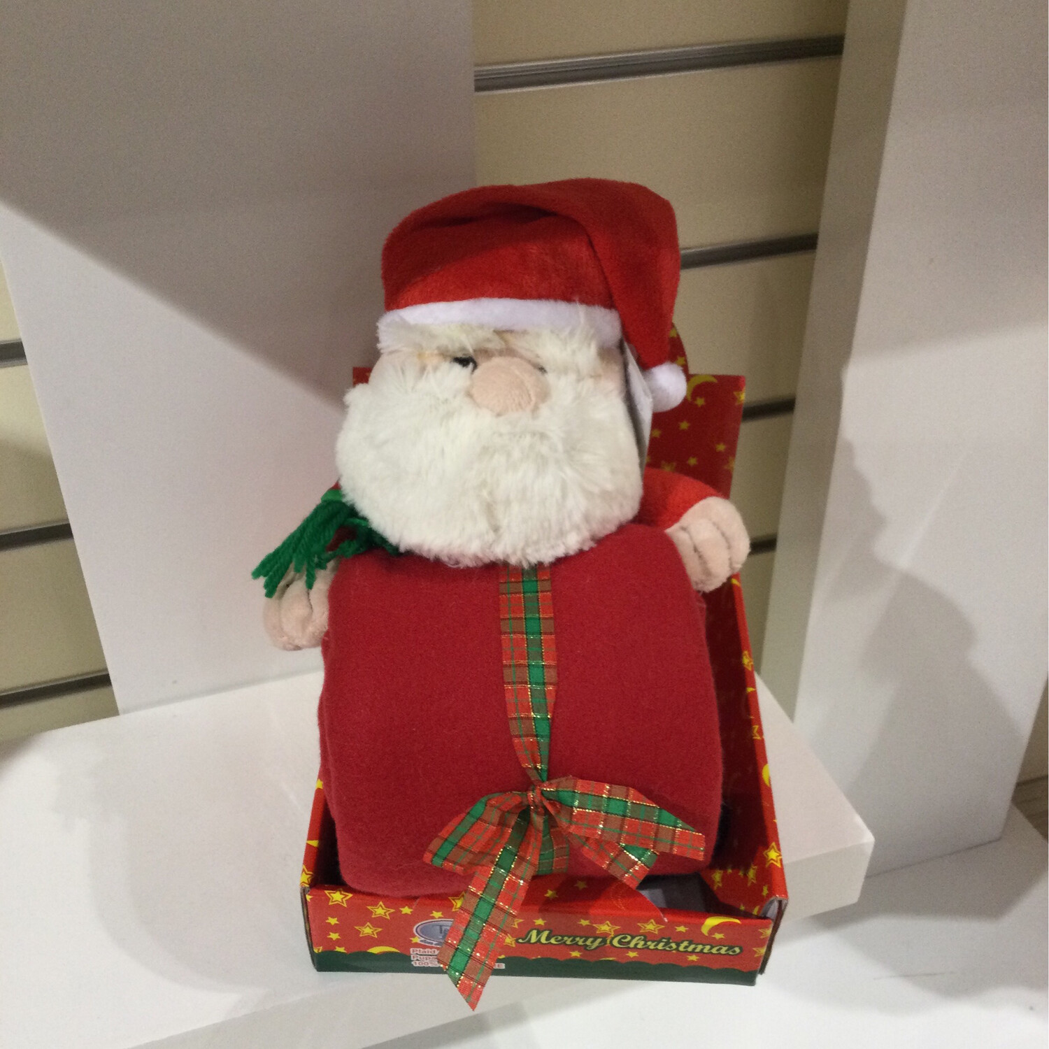 Set couverture et peluche Père Noël T&amp;R Baby