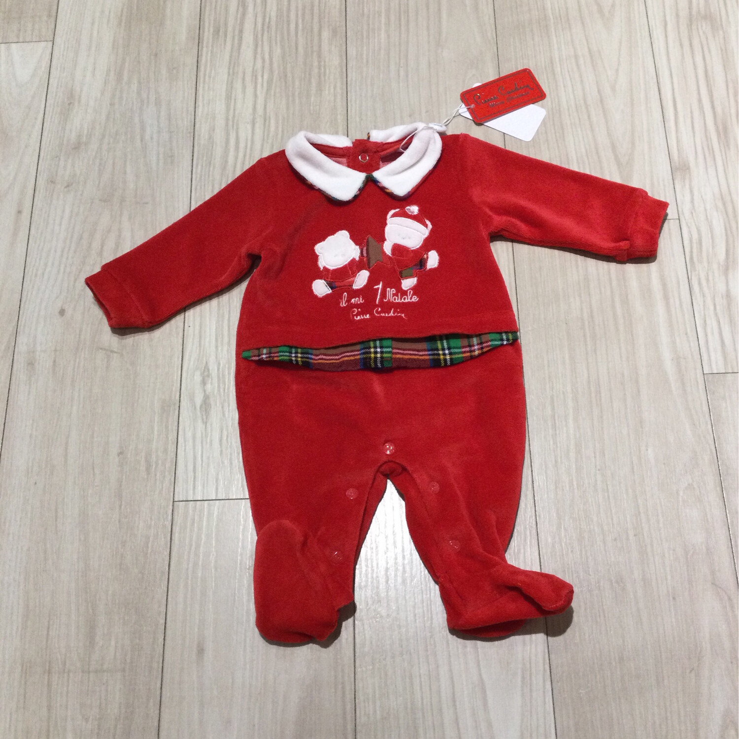 Grenouillère de Noël bébé  Pierre Cardin