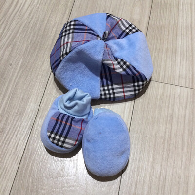 bonnet+chaussons bébé nancy baby