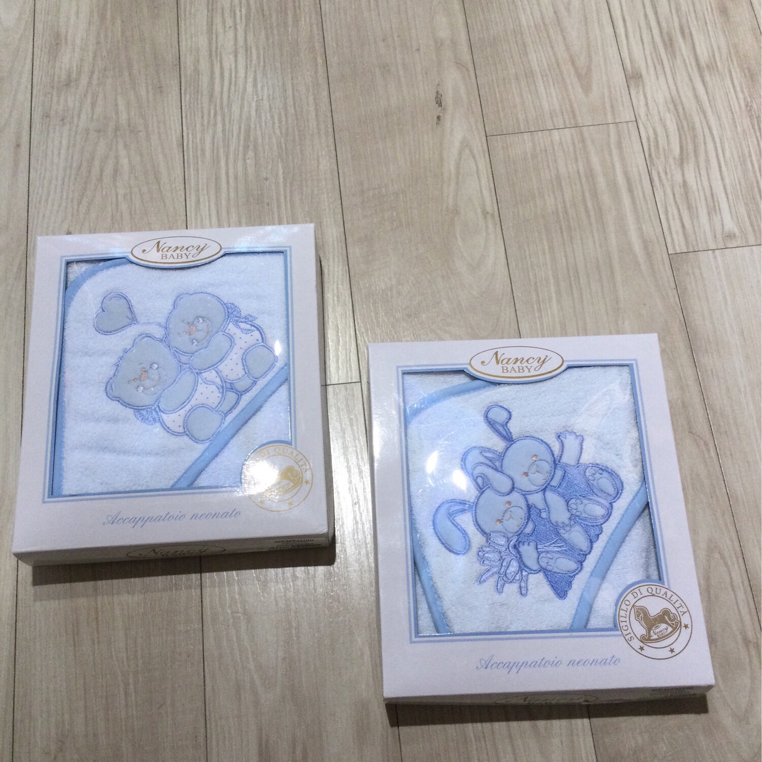 peignoir de bain assorti nancy baby