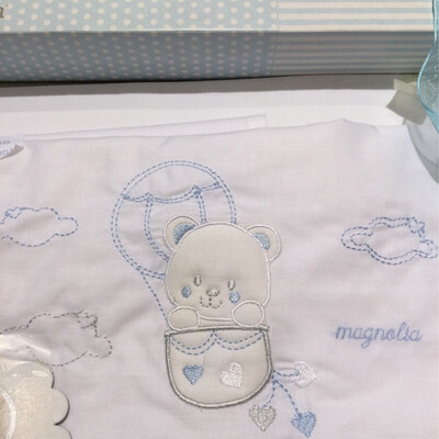 Set draps de lit pour landau magnolia