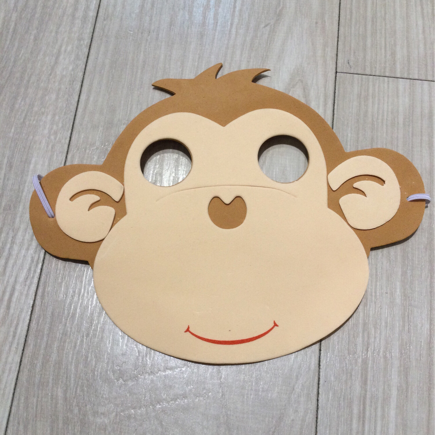  masque animaux enfant Carnaval , Variante: Singe